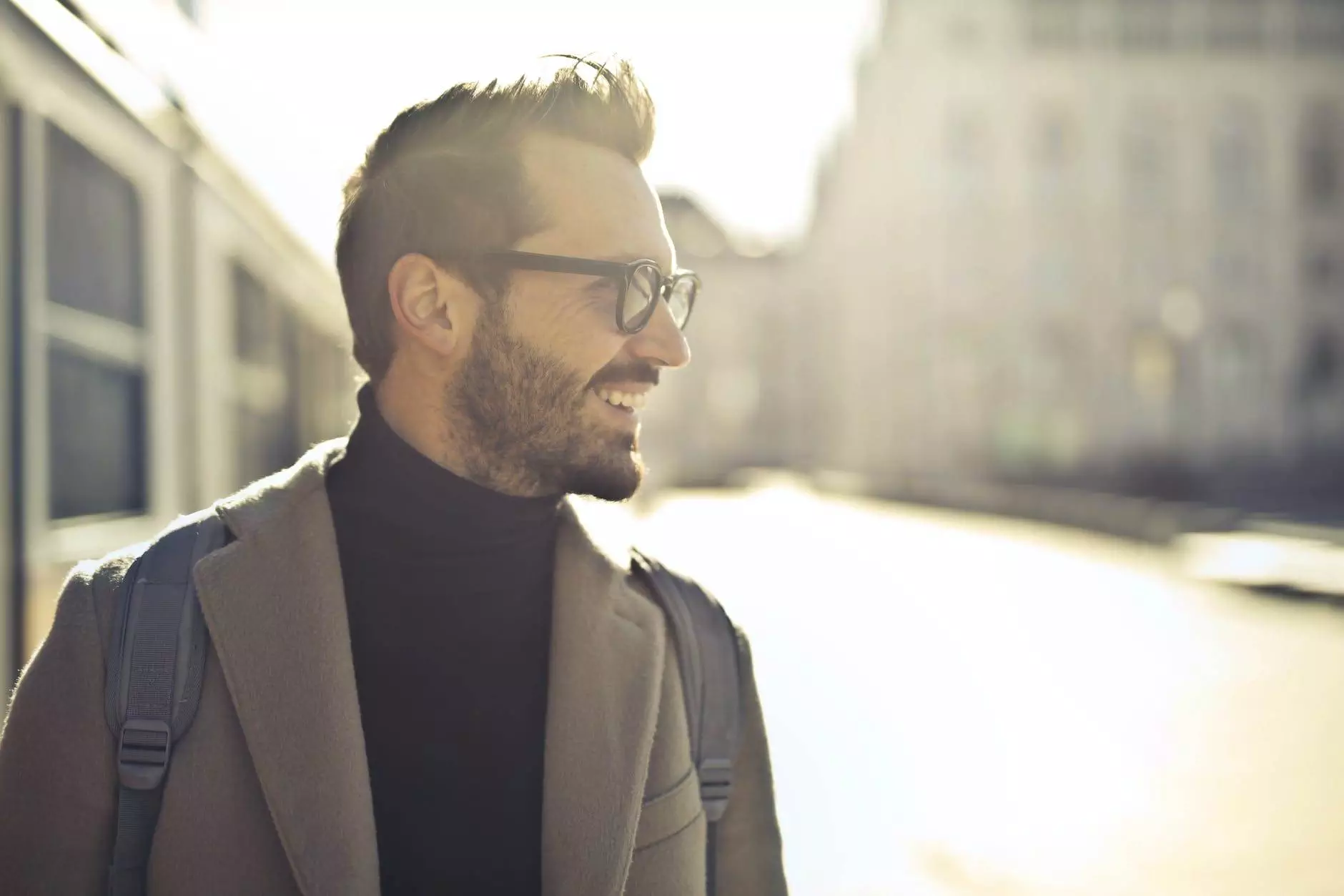 shallow focus photography of man wearing eyeglasses